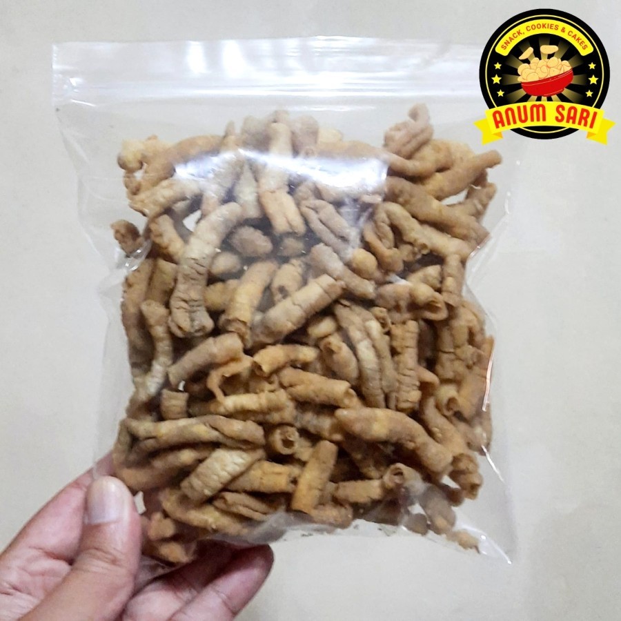 

Andrianbijaksana Keripik Usus Crispy Gurih Renyah 250 Gram - Anum Sari