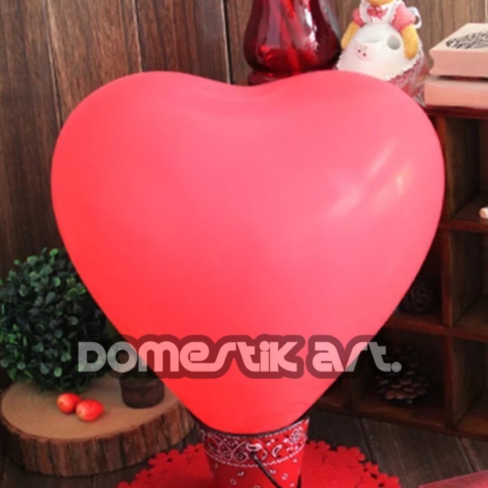 PREMIUM Balon latex Jumbo LOVE MERAH / Balon love jumbo / balon latex jumbo