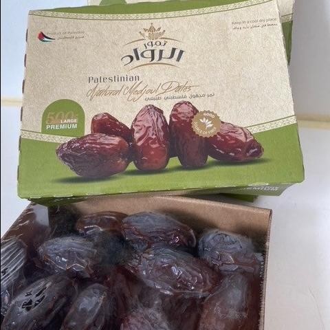 

Kurma Medjool Palestina Al Rowad Dates Medjol Super Jumbo 1Kg Kering Snack Food Manis Cokelat