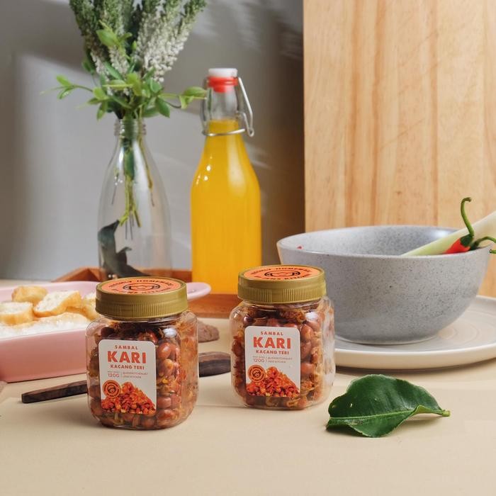 

Sambal Kacang Teri Kari 120G Cemilan Sambel Kacang Teri Pedas Nikmat