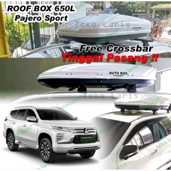 Paling Laris Roof Box Komplit Cross Bar All New Pajero Fortuner