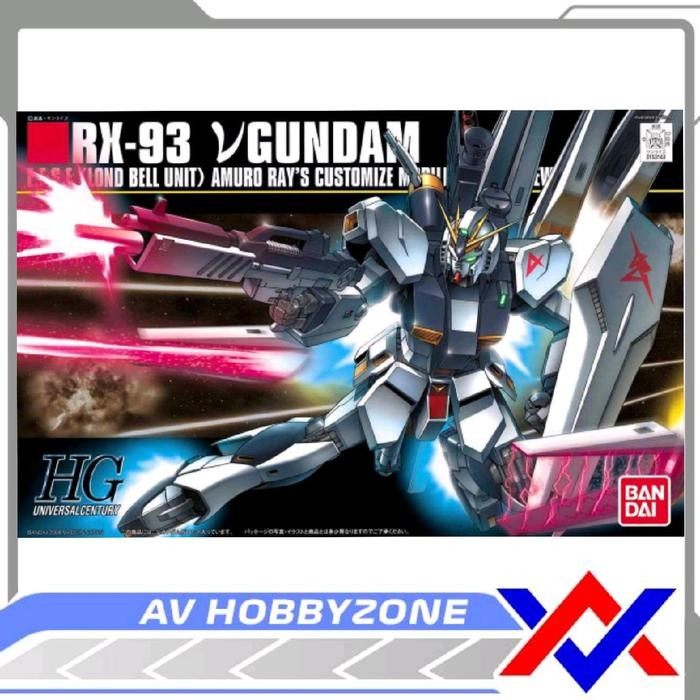 PROMO HG RX-93 V GUNDAM NU GUNDAM (1/144) BANDAI READY