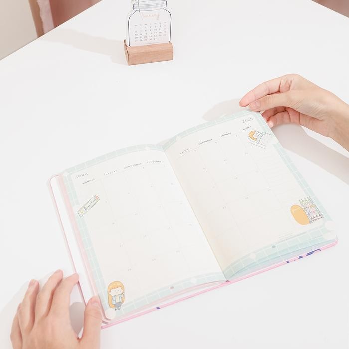 

Bukuqu Planner 2025 #Never Give Up - Agenda - Notebook - Monthly #Gratisongkir