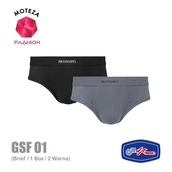 Celana Dalam Underwear Brief Pria - GT Man GSF01 mini spandex - Isi 2 pcs Karet Katun Lembut Nyaman