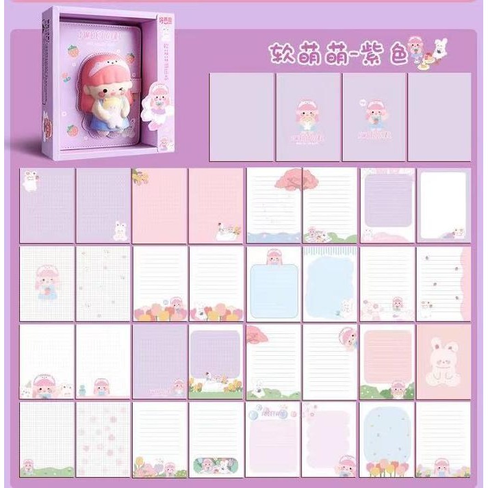 

Buku Notebook Squishy, Buku Catatan Diary Squishy 3D Kartun Lucu Anak #Gratisongkir