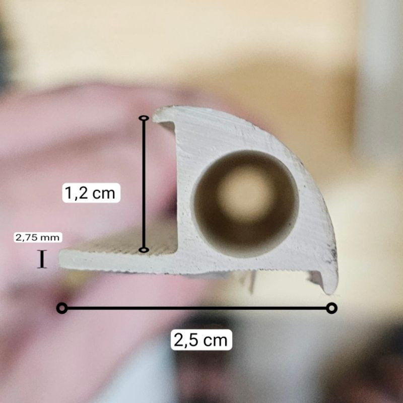 Tile Trim PVC Kuku Macan - Bon Bon PVC / Corner Trim