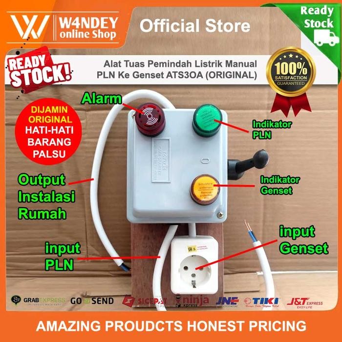 Alat Tuas Pemindah Listrik Manual Pln Ke Genset Ats3Oa