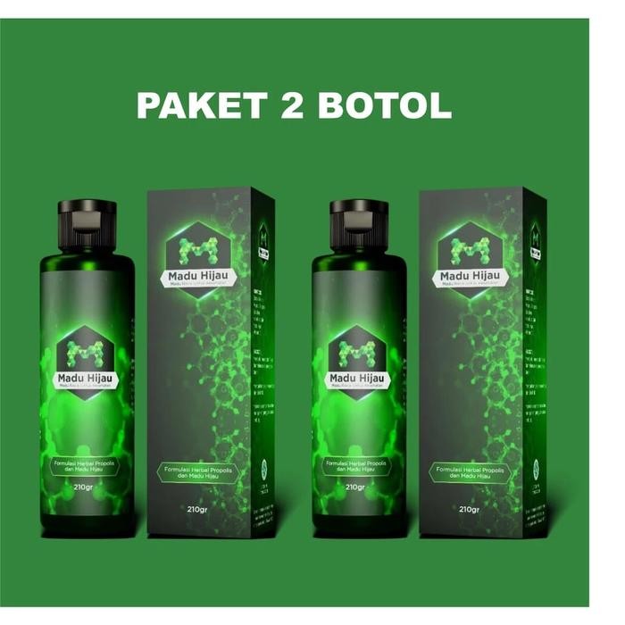 

madu hijau asam lambung original PAKET 2 BOTOL lebih hemat.