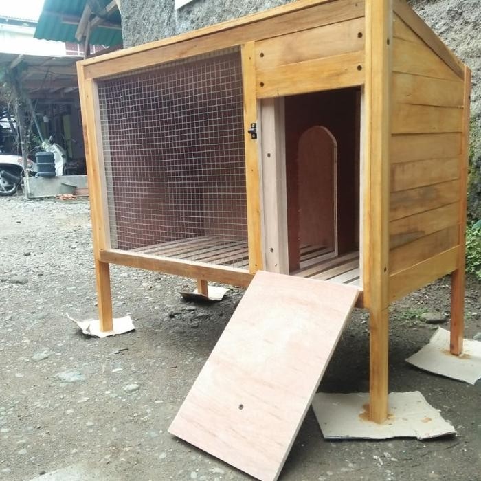 Kandang kelinci minimalis murah dari kayu