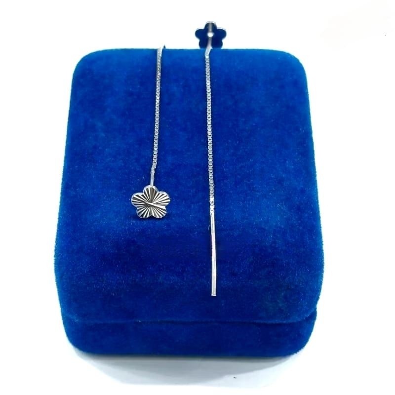 Anting Jarum Dewasa Perak 925 Lapis Emas 24K