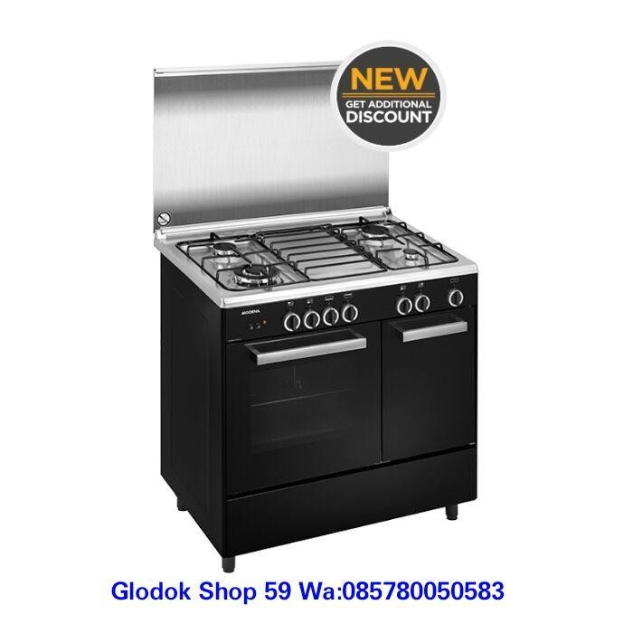 Modena Fc5942L / Fc 5942 L Kompor With Oven Freestanding 4 Burner New