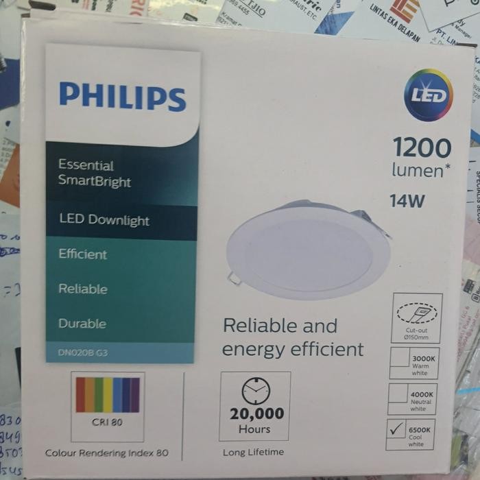 Philips Downlight Led Dn020B G3 23 Watt Cool Daylight