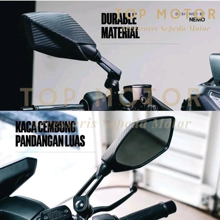 Accessories Kaca Spion Ducati Nemo 1008 Original Nemo #Gratisongkir