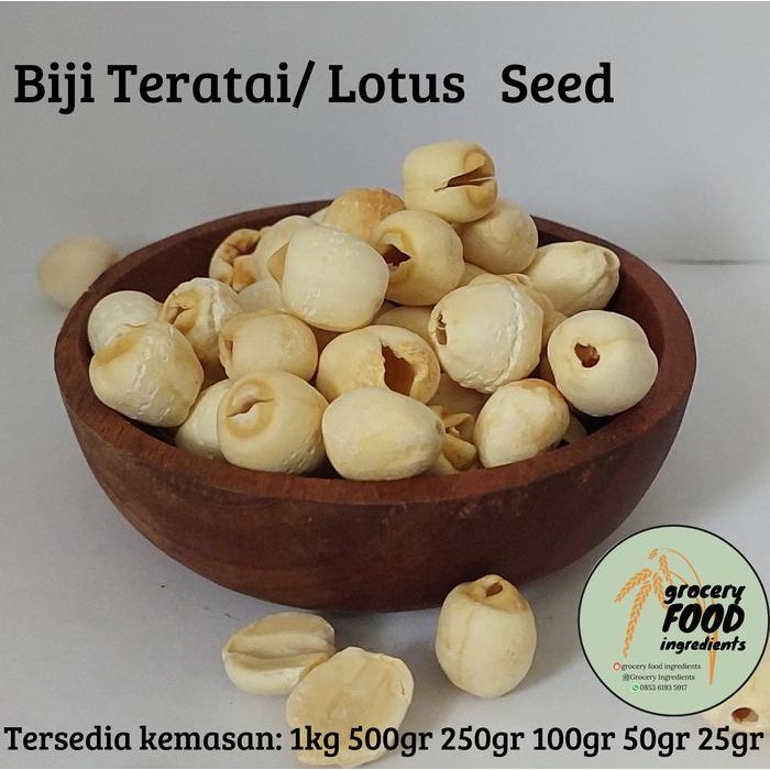 

Biji teratai / Lotus seed / Lien zie / Lienci