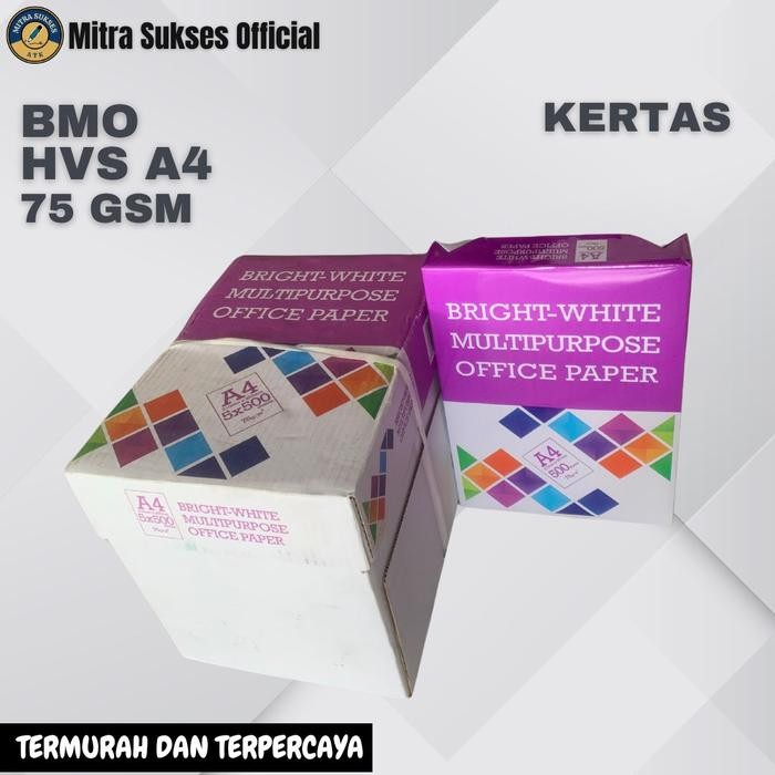 

Atk Creations - Kertas Hvs A4 Bmo 75 Gr [1 Karton] 5 Rim Paper