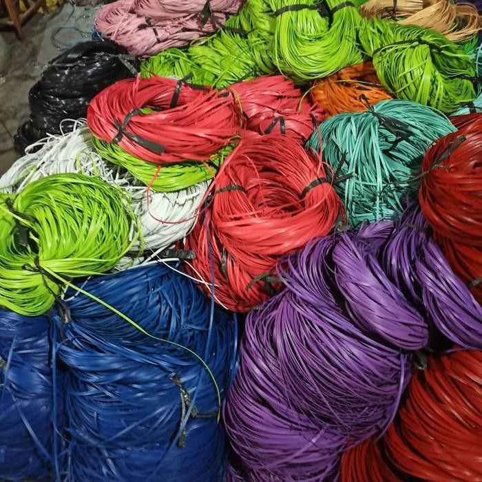 bahan rotan sintetis harga per kilogram ayaman ROTAN sintetis