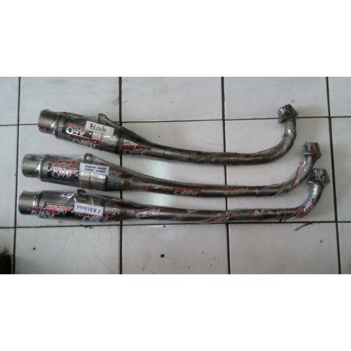 Knalpot AHAU Drag / Balap jupiter z, supra, blade, grand, smash,shogun