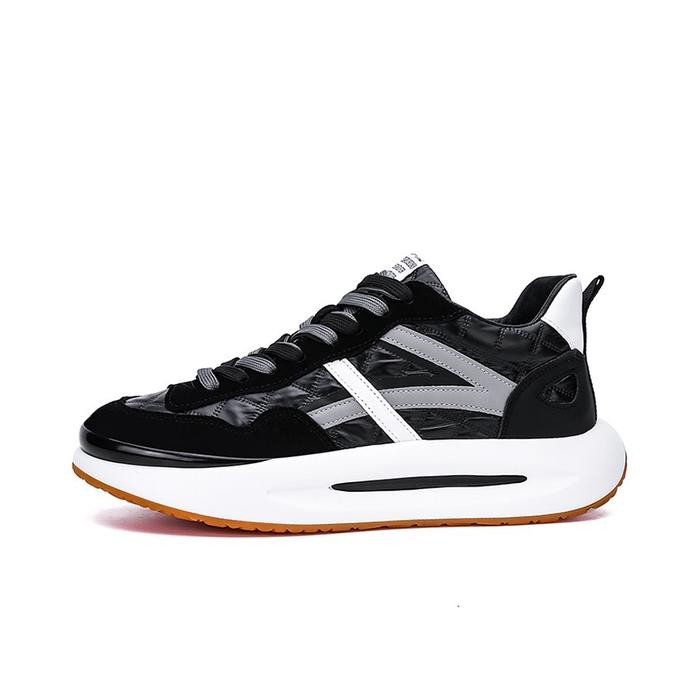 1489 - Alpha Black - Sepatu Sneakers Running Sport - D12