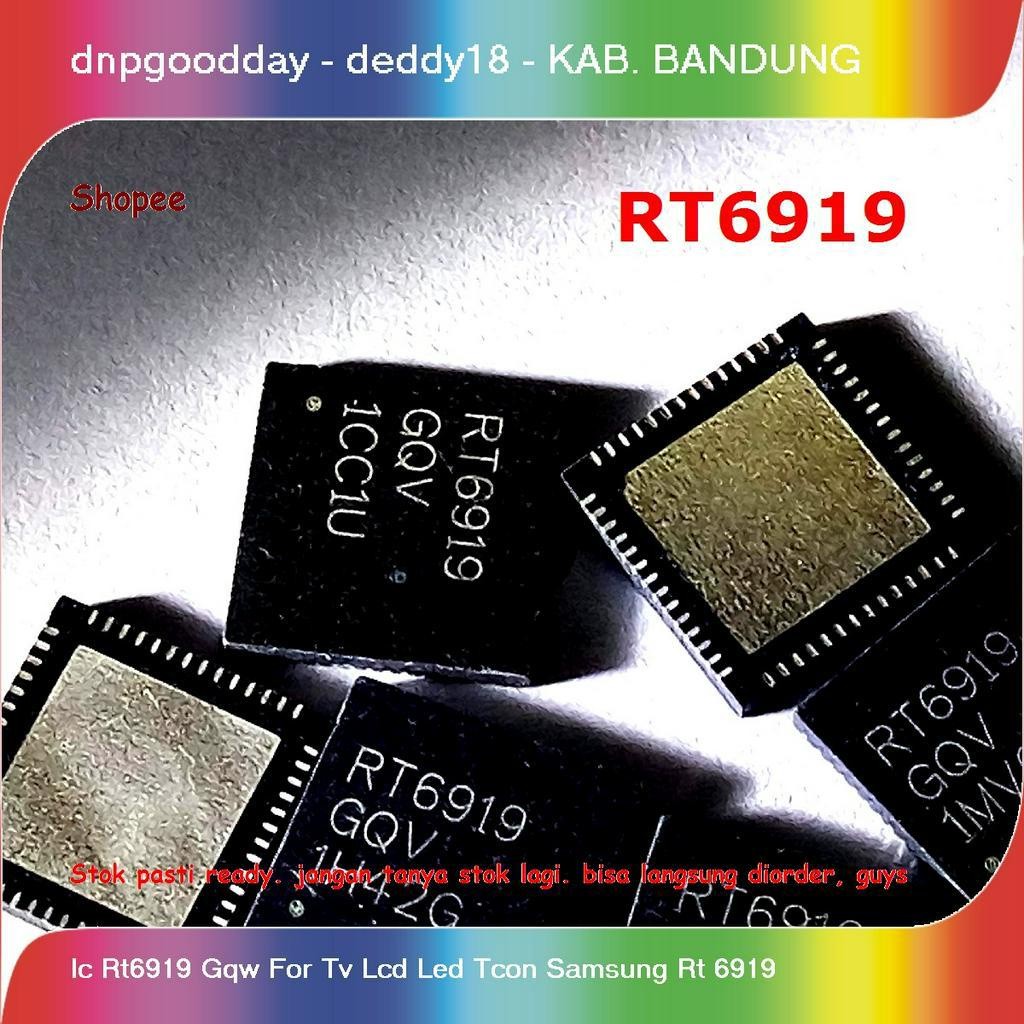 Ic Rt6919 Gqw For Tv Lcd Led Tcon Sams ung Rt 6919