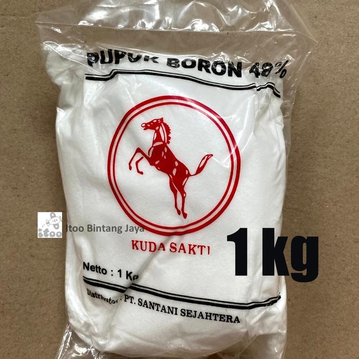 New Pupuk Boron Santagrow - Pupuk Borate 48 Kuda Sakti 1 Kg
