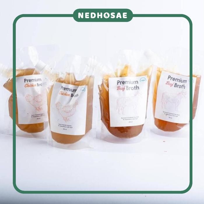 

Terbaru PREMIUM BONE BROTH IN POUCH BY TRF HOMEMADE CHICKEN BROTH BEEF BROTH Ready