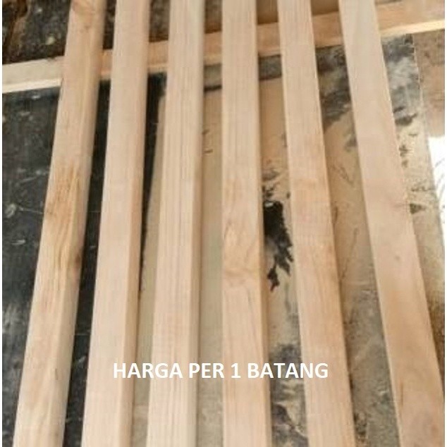 KASO JATI BELANDA Uk 150X6X4Cm DiAMPLAS Halus