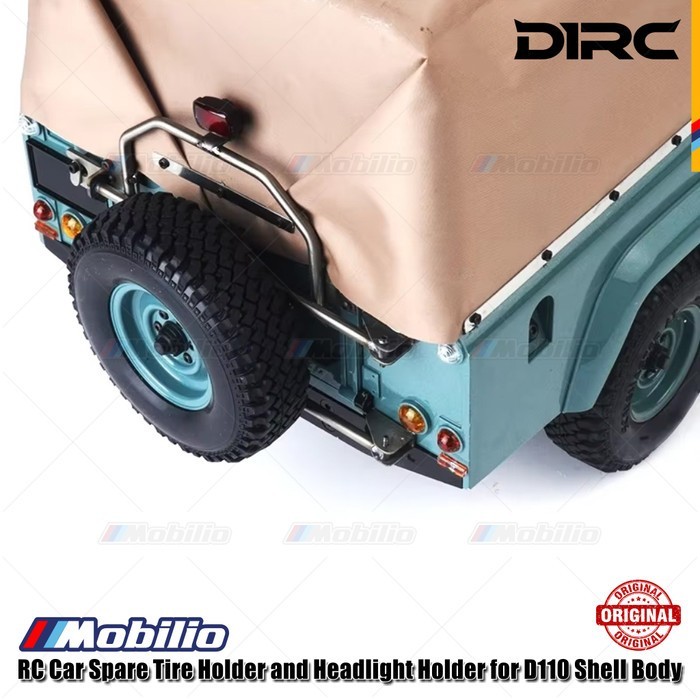 PROMO D1RC RC CAR SPARE TIRE HOLDER AND HEADLIGHT HOLDER FOR D110 SHELL BODY READY