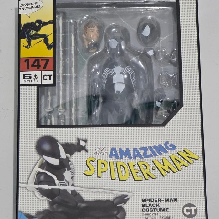 PROMO CT TOYS SPIDERMAN BLACK COSTUME SYMBIOTE ACTION FIGURE READY
