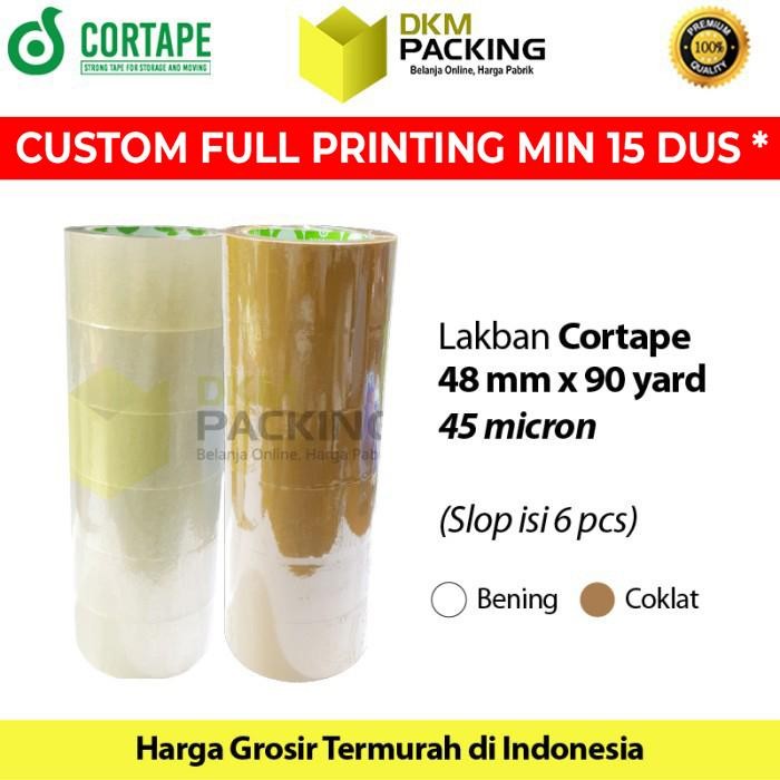 

Lakban 48mm x 90yard Plakban Isolasi OPP Tape TERMURAH / SELOP