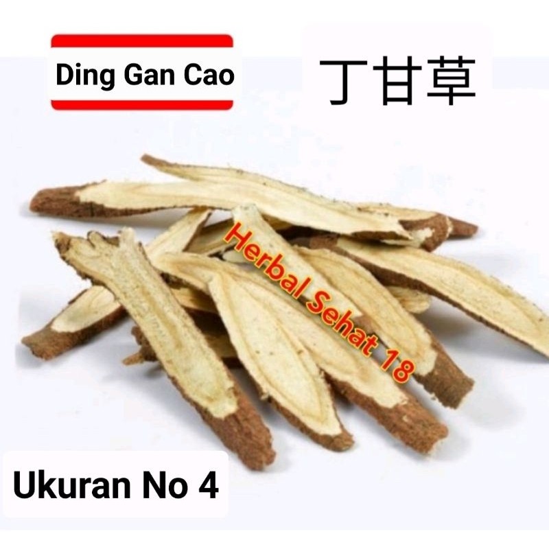 

600 gram - DING Gan Cao Gancao No.4 KAYU MANIS KAM CHO PREMIUM