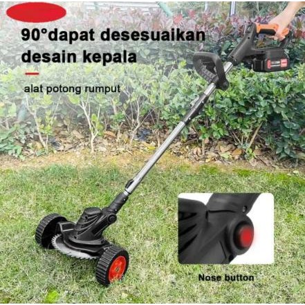 TERMURAH Mesin Potong Rumput / Padi Baterai APR JAPAN Tanpa Kabel 48V