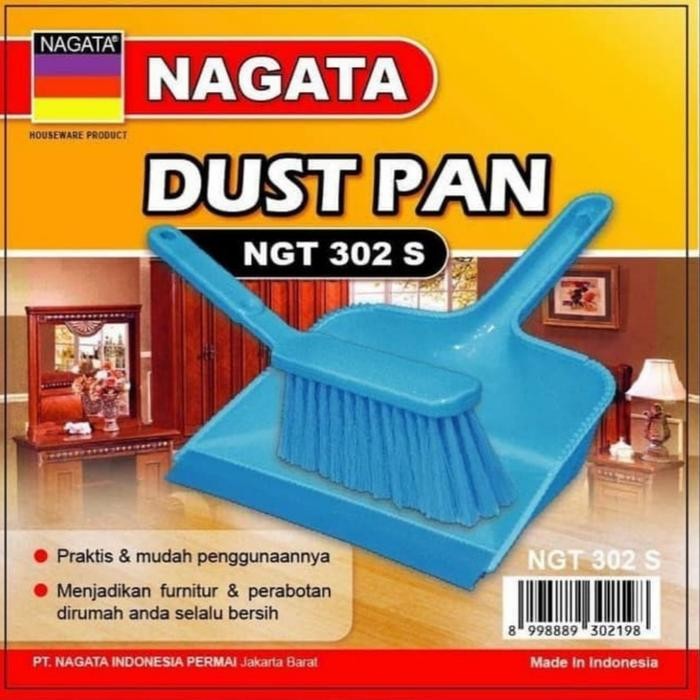 JTTOP" PENGKI + SAPU SIKAT SET MINI 302S NAGATA, DUST PAN MOBIL, SIKAT DAPUR