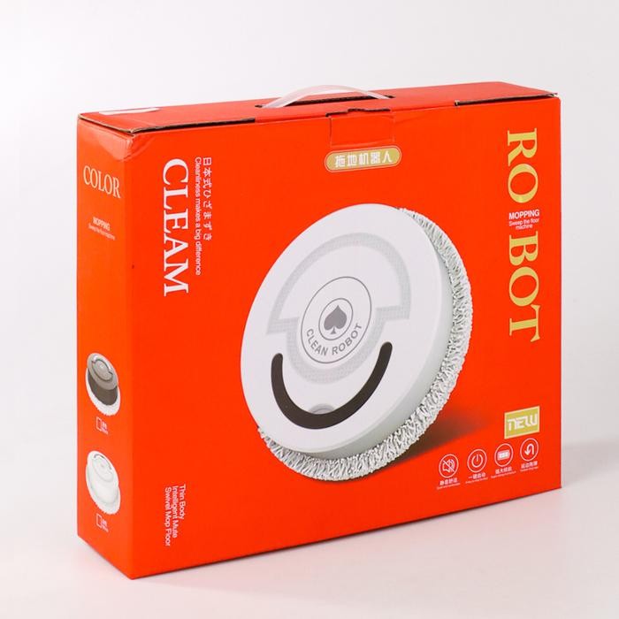 Baru Robot Pembersih Lantai Pel Sapu Microfiber Otomatis Elektrik Cleaning