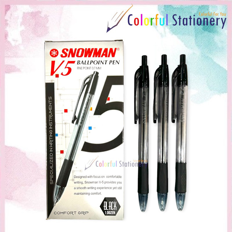 

Pulpen / Ballpoint Snowman V5 (12 Pcs)