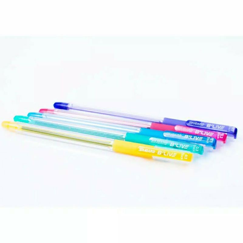 

STANDARD Pen Pulpen B'Live 0.3 Isi 12 Blive 0,3 Bulpen / Ballpoint /