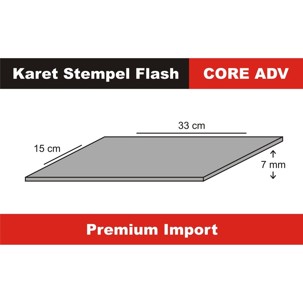 

Karet Stempel Flash