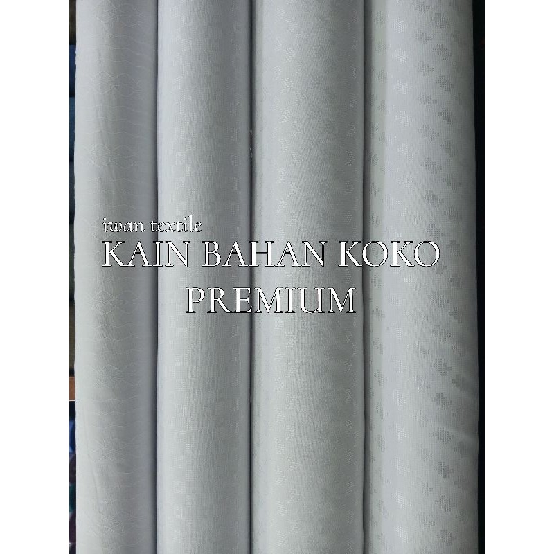 kain katun putih motif terbaru bahan baju kemeja Koko gamis pria dan wanita cotton italy garment