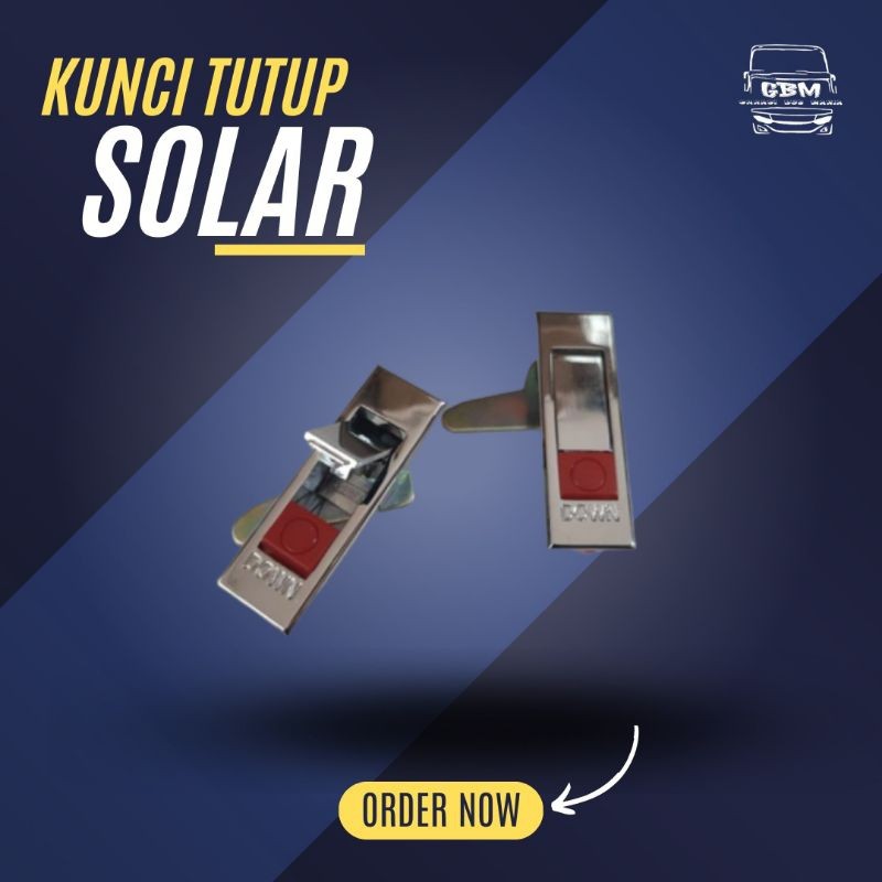 Red Push Lock/KUNCI PANEL SOLAR
