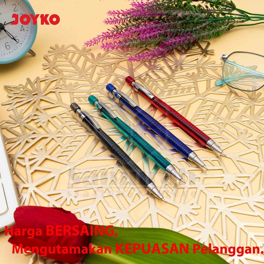 

Pensil Mekanik Joyko MP-07 B 0.5 mm Per Lusin / Mechanical Pencil MP 07 B isi 05 Mili / Pensil Cetek