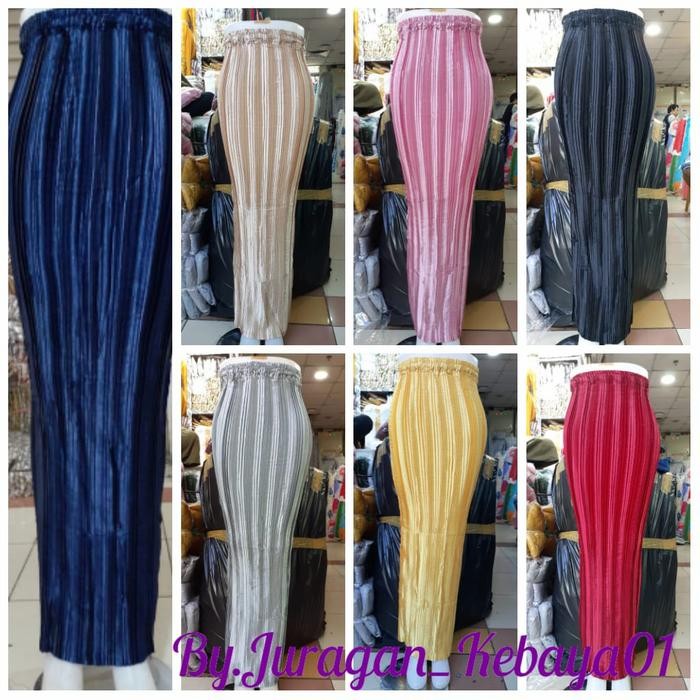 Rok Plisket Polos Kebaya