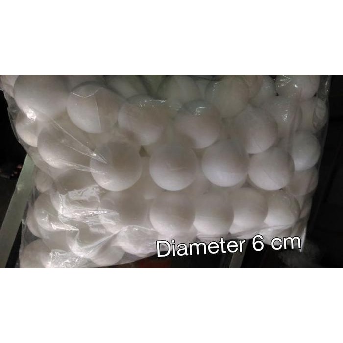 

Bola Gabus Styrofoam Stirofom Stirofoam Dekorasi Hiasan Diameter 6Cm