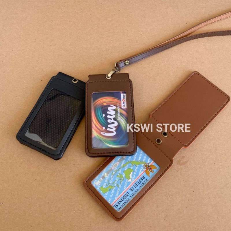 

ID Card Holder Magnet Flip 2 sisi model Terbaru MM1