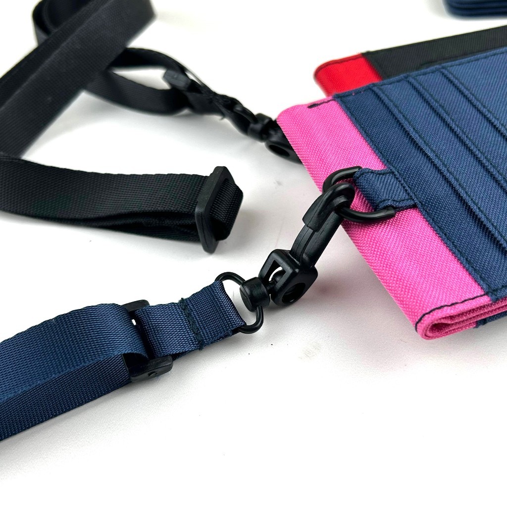 

Dompet id card holder - name tag tali magnet kartu dan slot uang lanyard hanging wallet