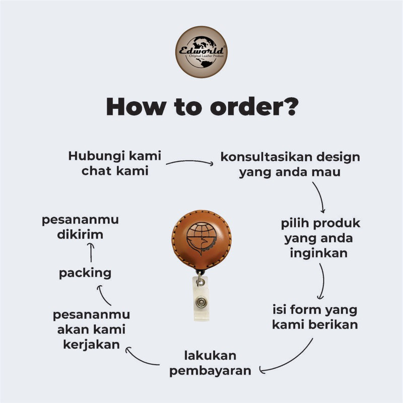 

Pin Yoyo kulit asli Custom