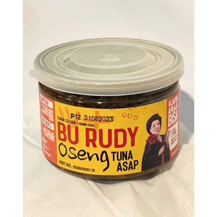 

G&C OSENG TUNA ASAP DAN OSENG PARU BU RUDY KEMASAN 200GR KALENG