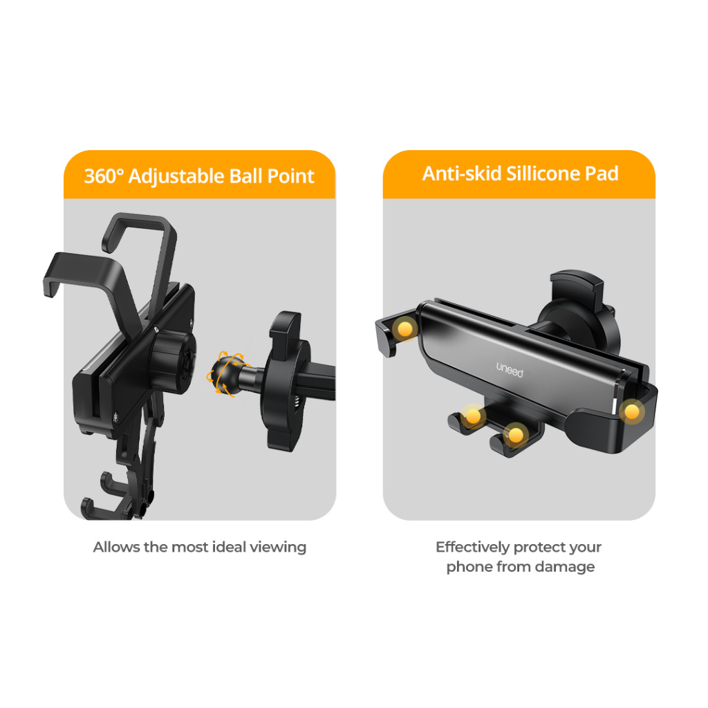 UNEED CAR HOLDER AIR VENT MOUNT GRAVITY PHONE HOLDER - UPH301