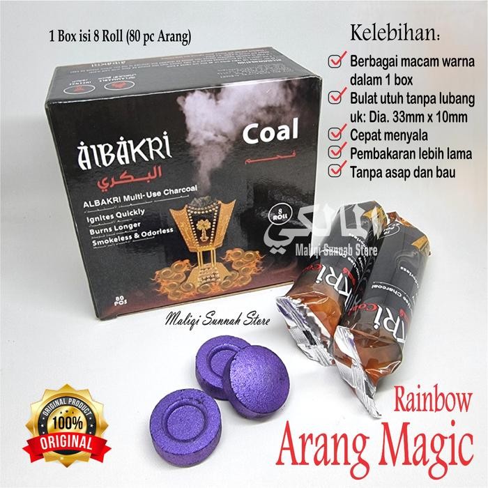 

Arang Magic Warna / Arang Rainbow 1 Box