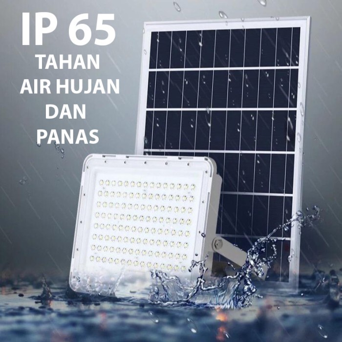 LAMPU SOROT SOLAR CELL Led Tenaga Surya - Panel Surya 100W Solar Cell