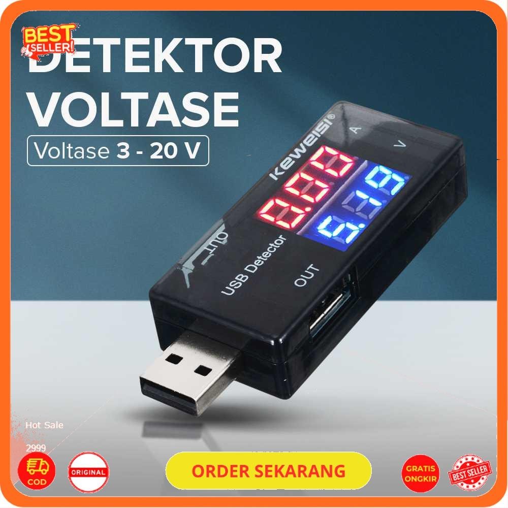 USB Charger Power Current Voltage Tester Detector 3-20V 0-3A - KWS-10VA
