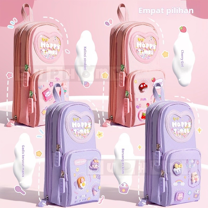 

kotak pensil aesthetic Tas PenaTempat Pencil Tas Pensil tempat alat tulis kapasitas besar